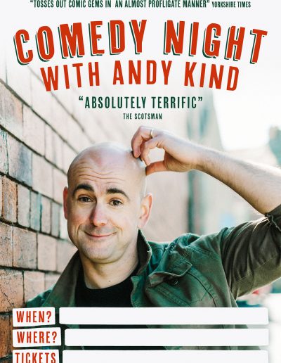 Andy Kind Comedy Night Poster